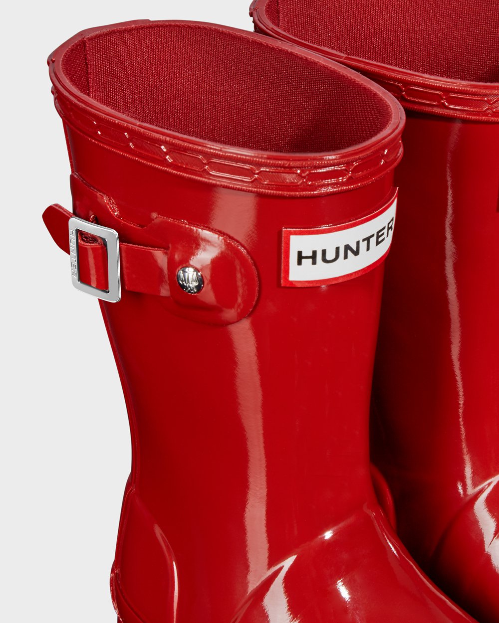 Kids Hunter Rain Boots Red - Original Little Gloss - 9281647-AG